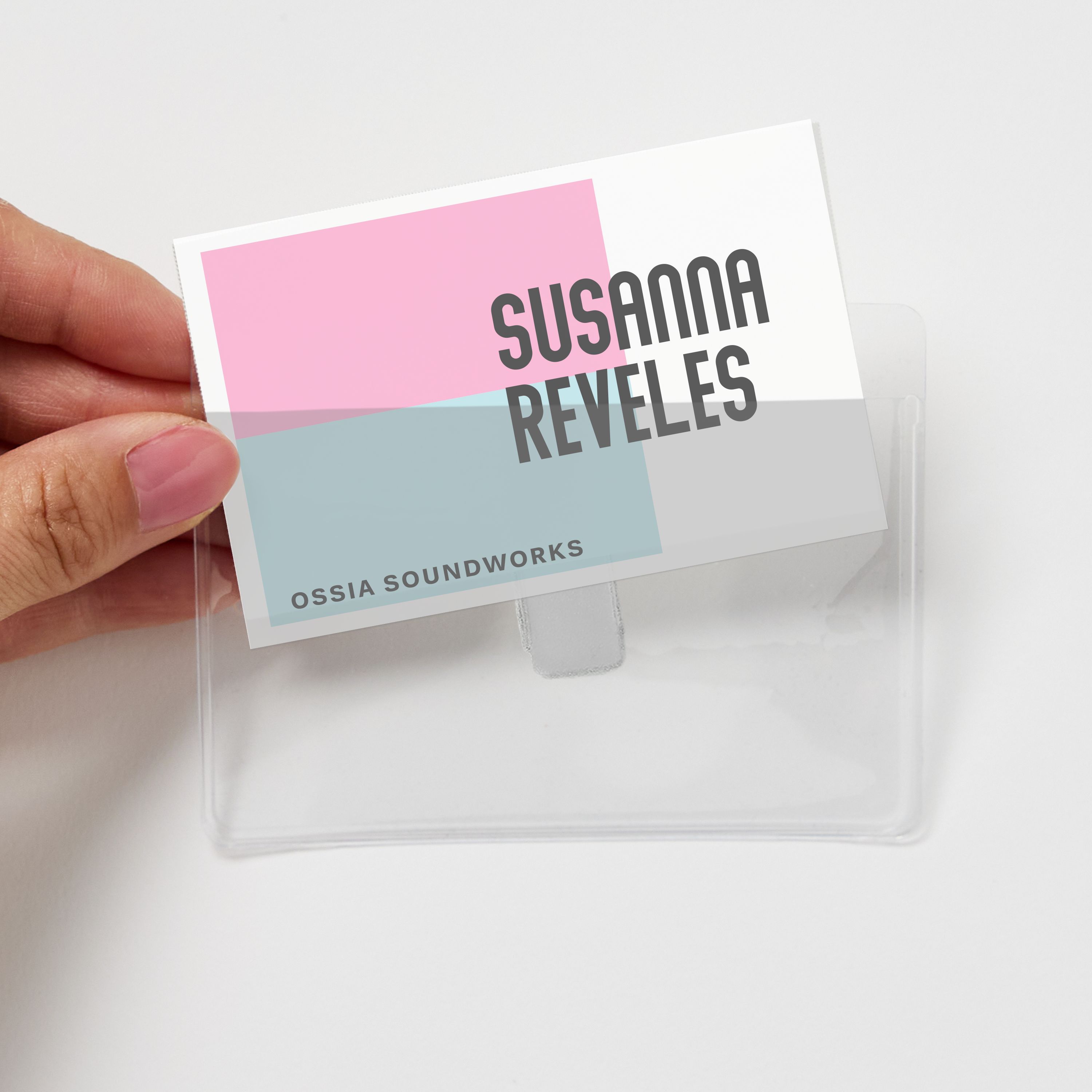 Name Badge Insert Refills, 3
